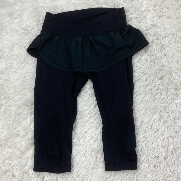 🔥$SALE$🔥 Lululemon Spin It To Win It Crop Black - Picture 1 of 6
